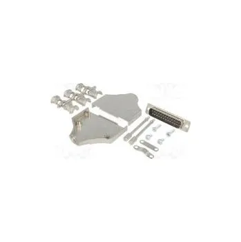 Elektrická zásuvka D-Sub PIN 25 zástrčka vidlice lisované kontakty přímý pájení