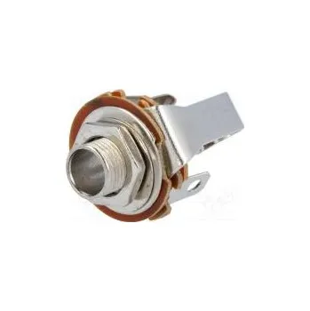 vypínač a zásuvka Zásuvka Jack 6,3mm zásuvka stereo otevřené do panelu 9mm