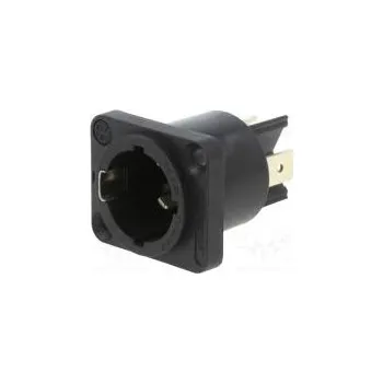 Elektrický konektor Konektor kulatý fastony 6,3mm vidlice powerCON TRUE1 TOP