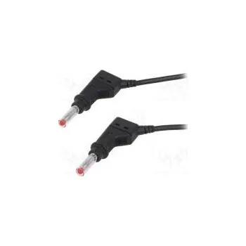 Propojovací kabel 32A banánek 4 mm,z obou stran Dél 0,5m