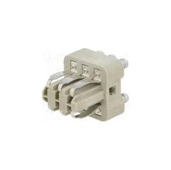 Síťový konektor Konektor hranatý zásuvka EPIC STA PIN 6 velikost H-A 3 10A