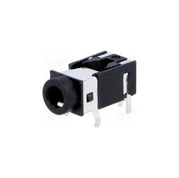Elektrická zásuvka Zásuvka Jack 3,5mm zásuvka póly 4 THT W 7,1mm H 6mm D 15,1mm