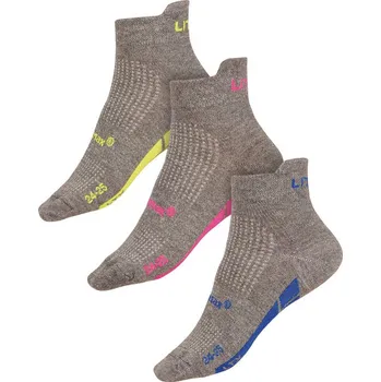 Pánské ponožky Sportovní ponožky CoolMax 9A016 LITEX Barva: černá + šedá + modrá, Velikost: 24-25