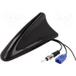 Anténa SHARK AM,FM,GPS DIN,Fakra černá 12VDC Druh RG174