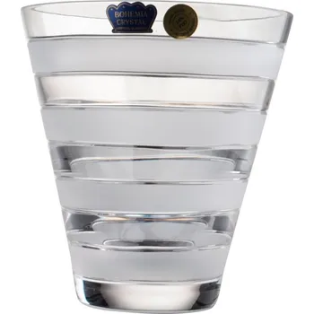 Sklenice Broušená sklenice s pruhy, Glamour Crystal, 340 ml, 2 ks