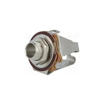 Elektrická zásuvka Zásuvka Jack 6,3mm zásuvka stereo otevřené,s vypínačem 9mm