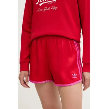 Dámské kraťasy Kraťasy adidas Originals 3-Stripes JZ3513 červená 33X, vel. XS
