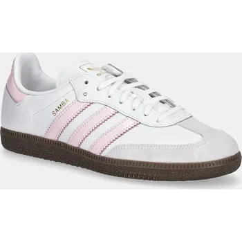 Chlapecká obuv Dětské tenisky adidas Originals SAMBA OG bílá barva, JQ2845 00X, EUR 35.5