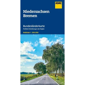 ADAC Bundesländerkarte Deutschland 03 Niedersachsen, Bremen 1:300.000