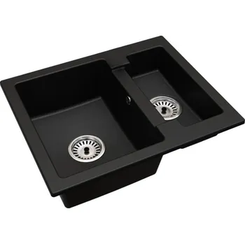 Granitový dřez Granitový dřez YOGI ČERNÁ 58,2 x 39,5 x 19cm