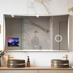 Obdélníkové chytré LED zrcadlo Apple s rámem Displine L77