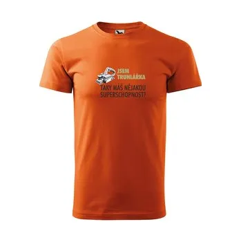 Pánská móda Jsem truhlářka, taky máš nějakou superschopnost?: oranžové 2XL
