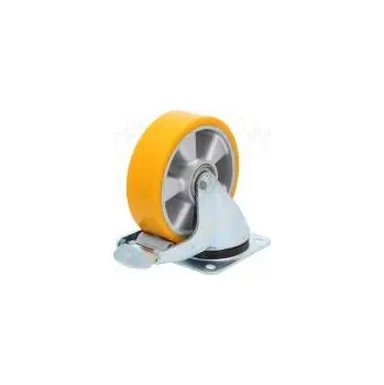 Pojezdové kolečko Pojezdové kolo Ø 160mm W 50mm H 195mm otočné s brzdou 500kg