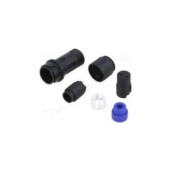 Elektrická zásuvka Konektor kulatý zástrčka zásuvka PIN 2 bez kontaktů na kabel