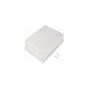 Rozvaděč Kryt univerzální X 144mm Y 198mm Z 73mm s úchyty ABS šedá