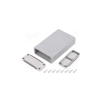 Rozvaděč Kryt s panelem X 52mm Y 90mm Z 21mm hliník světle šedá IP65