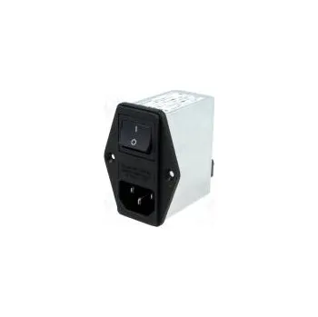 Elektrická zásuvka Konektor napájecí AC zásuvka vidlice 4A 250VAC IEC 60320