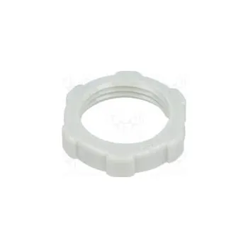 Matice Matice PG11 polystyrén Thk 5mm Klíč 24mm světle šedá