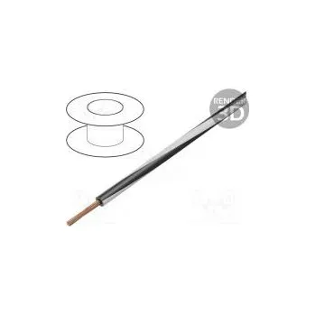 elektrický kabel Vodič LgY lanko Cu 0,35mm2 černo-bílá PVC 300/500V 200m