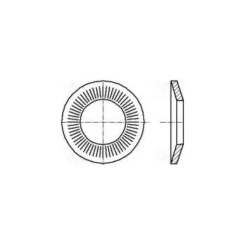 podložka Podložka kónická M6 D=14mm h=2,1mm pružná ocel Povlak zinek