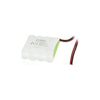 Článková baterie Akum Ni-MH AA 4,8V 1600mAh vodiče 250mm 58,3x52,8x14,8mm