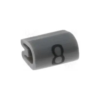 Elektrický konektor Kabelové značky pro kabely a vodiče Symbol štítku 8 2÷3,2mm