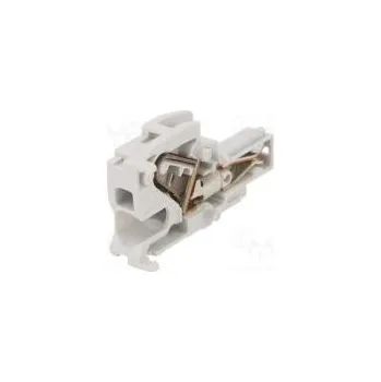 Elektrický konektor Zástrčka SNK 0,5÷4mm2 póly 1 svorky 1 šedá pružinová svorka