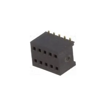 Elektrická zásuvka Zásuvka kolíkové zásuvka PIN 10 přímý 1,27mm SMT 2x5