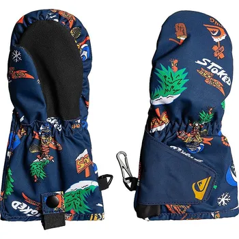 Rukavice rukavice Quiksilver Indie Mitt - BSN6/Insignia Blue Snow Aloha M - kid´s size