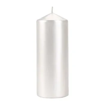 Svíčka Svíčka válec 6 x 15 cm, perleť