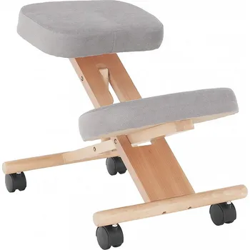 Příslušenství k židli Ergonomická klekačka, šedohnědá Taupe/buk, FLONET