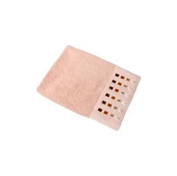 Sprchový závěs RĘCZNIK BAMBU KOSTKA 50X90 FROTTE BRĄZ