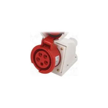 Elektrická zásuvka Konektor napájecí AC třífázové zásuvka zásuvka 16A 400VAC