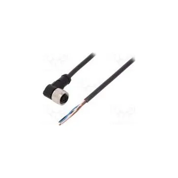 Připojovací kabel M12 PIN 4 úhlový 5m zástrčka 250VAC 4A