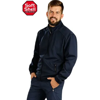 Pánská softshellová bunda Bunda pánská softshellová J1309 LITEX Barva: tmavě modrá, Velikost: S