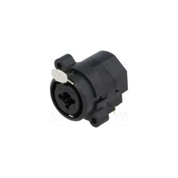 Elektrická zásuvka Zásuvka Jack 6,35mm + XLR zásuvka úhlové 90° THT 7,5A