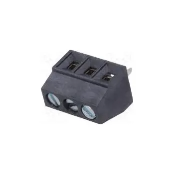 Elektrický konektor Svorkovnice do plošného spoje úhlové 90° 3,5mm póly 3 na PCB