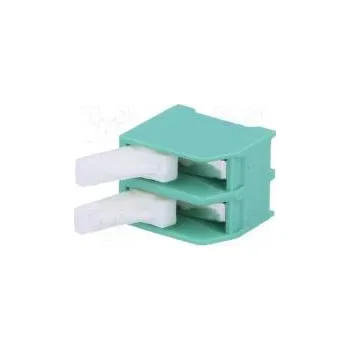 Elektrický konektor Svorkovnice do plošného spoje přímý 5mm póly 2 na PCB 0,5mm2