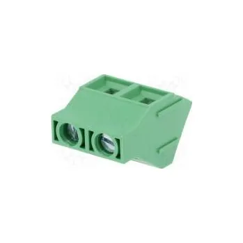 Elektrický konektor Svorkovnice do plošného spoje úhlový 9,52mm póly 2 na PCB