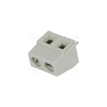 Elektrický konektor Svorkovnice do plošného spoje úhlové 90° 5mm póly 2 na PCB