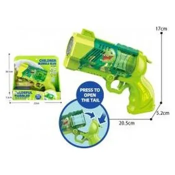 Dětská zbraň Pistolet na bańki mydlane Dino