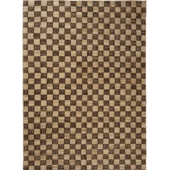 Koberec Koberec Check 200 x 300 cm "Coffee / Natural" ferm LIVING