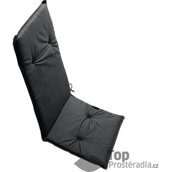 Polstr na zahradní křeslo Brillant 120x49 - černý