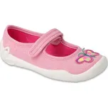 114X557 25 - dívčí balerínky Befado růžové, motýl 114X557_28