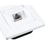 Solarix Zásuvka CAT5E STP 1 x RJ45 pod omítku bílá SX9-1-5E-STP-WH