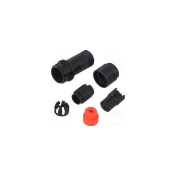 Elektrická zásuvka Konektor kulatý zástrčka zásuvka PIN 4 bez kontaktů na kabel