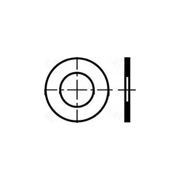 Matice Podložka kulatá M12 D=24mm h=0,5mm pružná ocel DIN 988