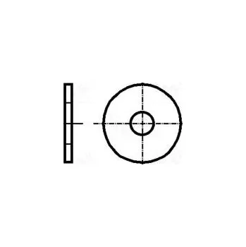 Matice Podložka kulatá M5 D=15mm h=1,2mm kyselinovzdorná ocel A4