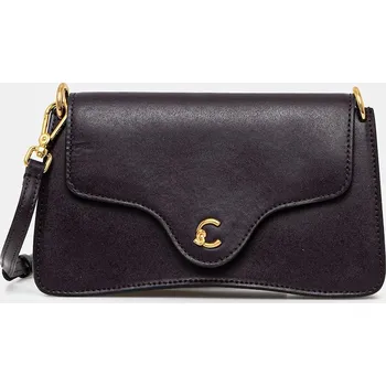 Kabelka Kožená kabelka Coccinelle E5.SSK.27.01.01 fialová 49X, vel. ONE SIZE