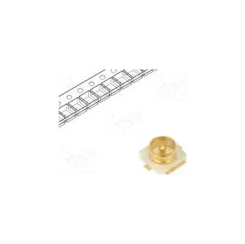 Elektrická zásuvka Konektor koaxiální zásuvka 50Ω SMT vidlice